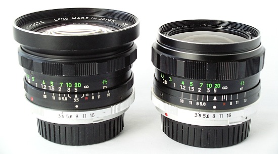 Minolta MC Rokkor Lenses