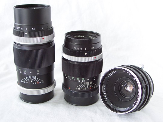 Minolta SLR Lenses